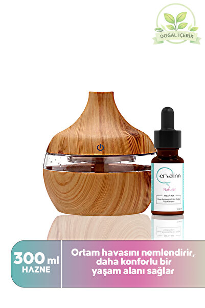 Ervalinn Fresh Air ve Buhurdanlık Seti (Burun Tıkanıklığı için Rahatlatıcı Ya...