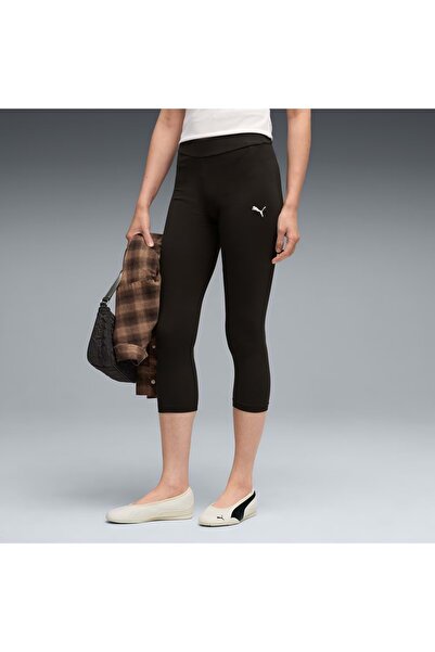 Puma Ess Kadın Capri Leggings 69237501 - Siyah - XS