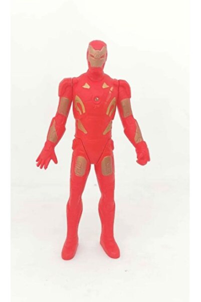 Toys e Toys Demir Adam Işıklı Hareketli Figür 16 Cm Iron Man Oyuncak