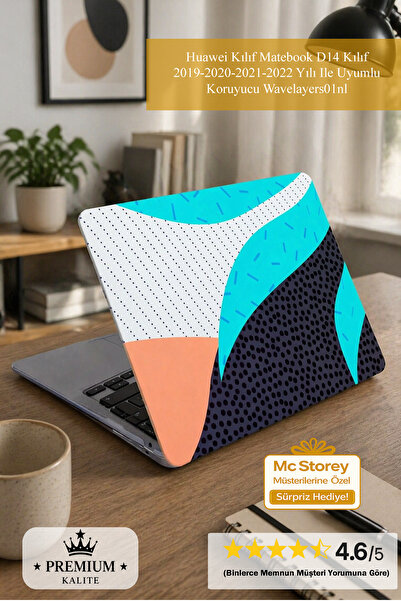 SyncCase Huawei Kılıf Matebook D14 Kılıf 2019-2020-2021-2022 Yılı Ile Uyumlu ...