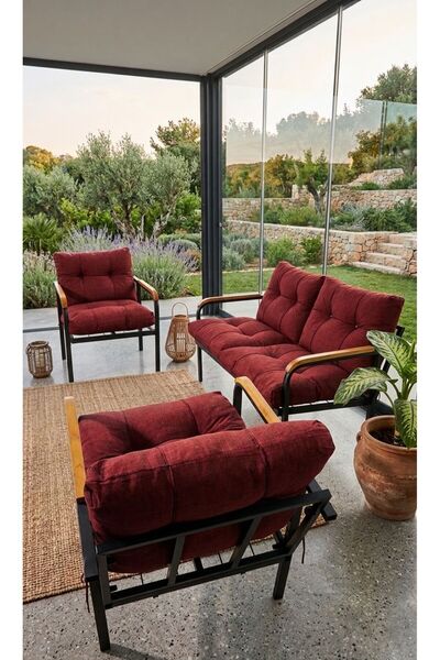 Madame Home Bordo Oturma Gurubu 2-1-1