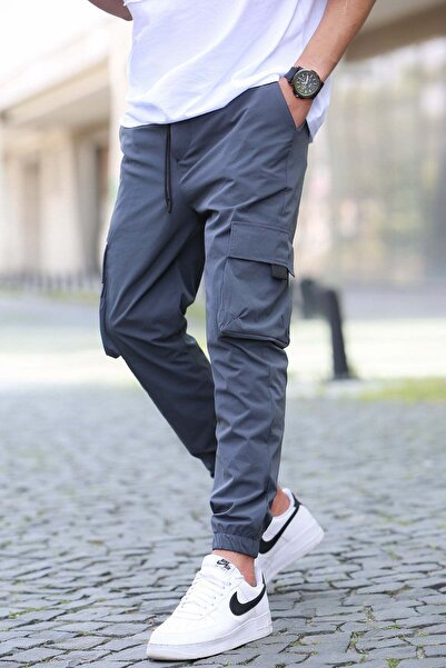 Madmext Dimljene Kargo džep muške Jogger pantalone 5461