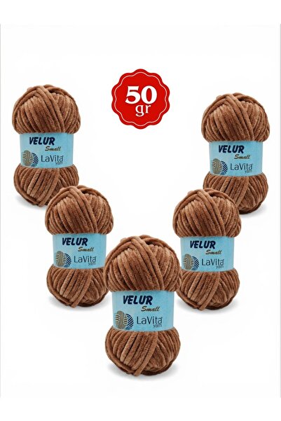 LaVita Yarn LaVita Velur Small Kadife El Örgü İpi %100 Polyester 250gr 5 ADET...