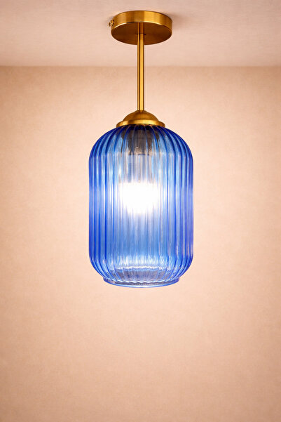MINIMAL ETICARET VE BILGI TEKNOLOJILERI Lotus Royal Blue Plafonyer ( Mavi ) C...