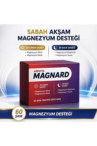 Ardvita Magnard Magnesium Malate Citrate Bisglycinate Taurate 60 Sachets |   ...