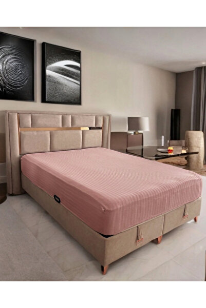 Jacquard Combed Cotton Fitted Bed Sheet 100% Cotton Bed Sheet Jacquard Pattern Combed Cotton Bed Sheet
