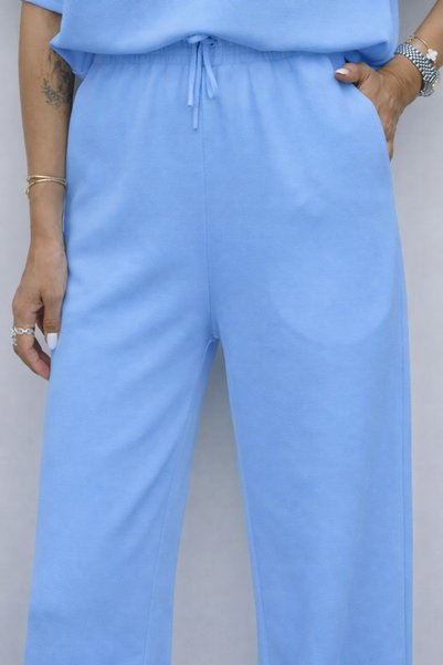Mogi Butik Women's Modal Fabric Short Sleeve Tracksuit Set 3081