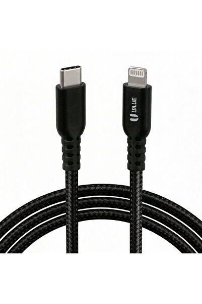 UBLUE كابل USB-C إلى Lightning، مجدول من النايلون، بطول 1.8 متر، لأجهزة iPhon...