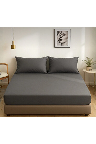 Demya Home MESLİNA HOME 100% Βαμβακερό Απλό Ελαστικό Σεντόνι 1ο Τάξη Παραγωγής