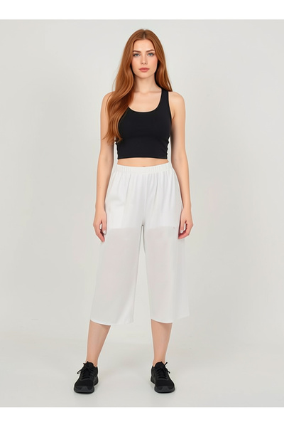 By Piera Ecru γυναικεία φούστα παντελόνι - 100% βαμβάκι, εσώρουχα σε σχήμα κα...