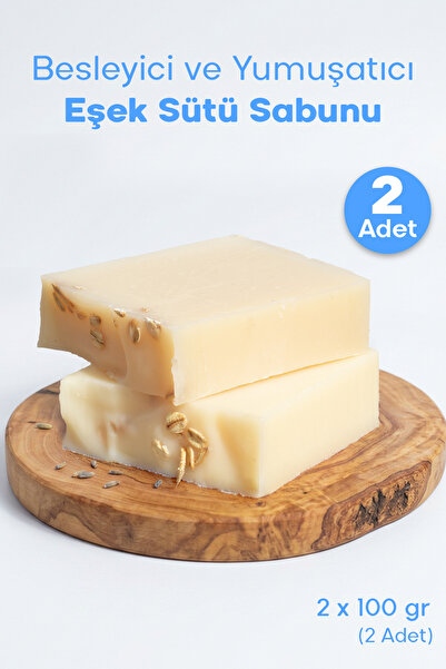 SabunStore Eşek Sütü Sabunu El Yapımı Doğal Katı Sabun 2'li Set 100g x 2