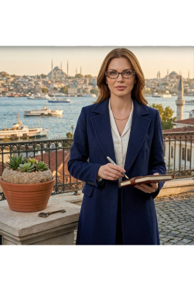 Kokoni Eyewear Koyu Kahve Square Mily Printed Kokoni Baskılı Çerçeve