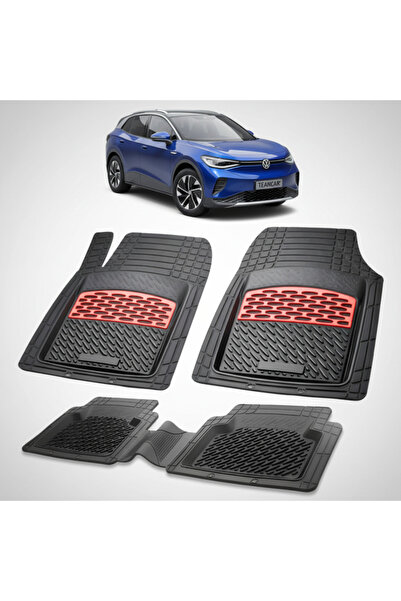 TEAMCAR Πατάκια αυτοκινήτου τύπου δίσκου συμβατά με Volkswagen ID.4 2020-2025...