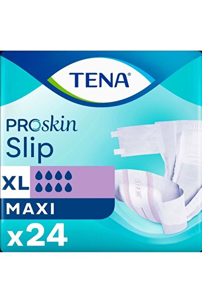 TENA Proskin Slip Maxi Bel Bantlı Yetişkin Bezi XL - Ekstra Large - Extra Lar...