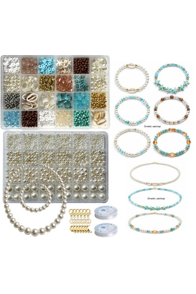 By MO Accessories ΝΕΑ ΣΕΖΟΝΗ Σετ χόμπι για κατασκευή κοσμημάτων με φυσικές πέ...