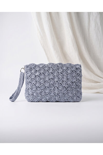 Filidisola Elisa Clutch çanta I İstridye&yelpaze Kağıt ip Çanta