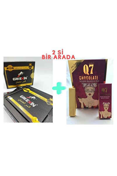 Vip Gold Q7 Enerji Çikolata + Erkexin Süper 2'li
