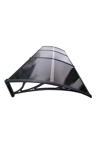 MAPROFI Copertina de usa, MODEL-H 300x100 cm Negru/Gri Antracit, Placa Policarbonat 5 mm, Suporturi din ABS