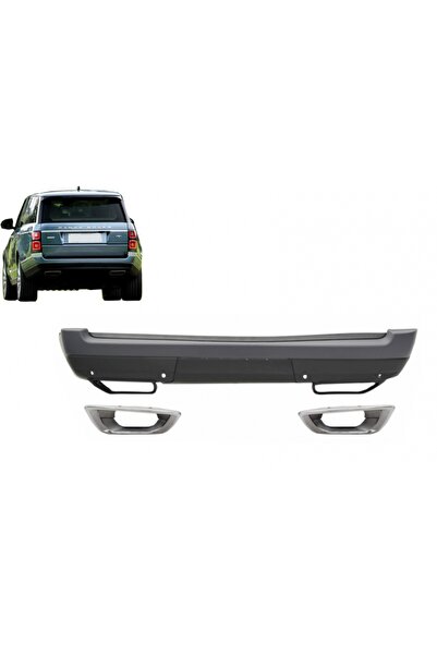 tuningset Bara Spate cu Ornamente de Evacuare compatibil cu Range Rover Vogue...