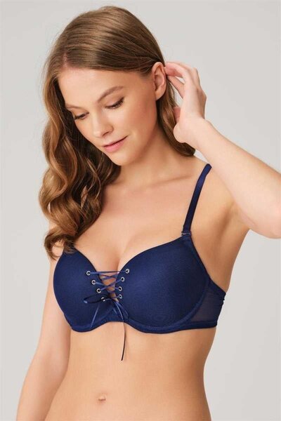 Mariposa Secret حمالة صدر تي شيرت مدعومة بأشرطة مبطنة وقابلة للفصل