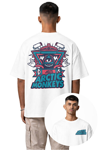 Fuddy Moda Μπλουζάκι με στάμπα Arctic Monkeys Back, Ανδρικό-Γυναικείο Μπλουζά...