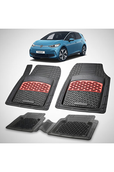 TEAMCAR Πατάκια αυτοκινήτου τύπου δίσκου συμβατά με Volkswagen ID.3 2019-2025...