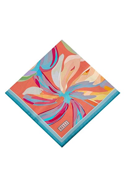 Belli Μεταξωτό μαντήλι Twill - 4107-08 Σολομένιο Μπλε Μωρού