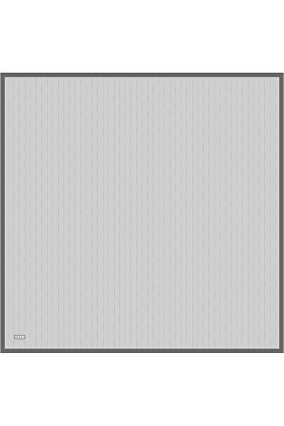 Belli Twill İpek Eşarp - 4061-33 Gümüş