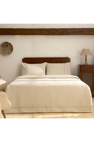 Karaca Home Σετ κρεβατιού Elaris διπλό κρεβάτι σε γκρι χρώμα