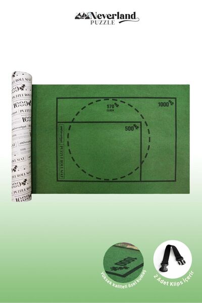 Genel Markalar Puzzle Halısı 1000'lik - 100x65cm (Puzzle Roll Mat)