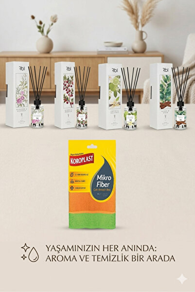 Rebul ÇUBUKLU ODA KOKUSU BLOOM,BLOSSOM,RELAX,FRESH 1 Adet 100 ML çok amaçlı m...