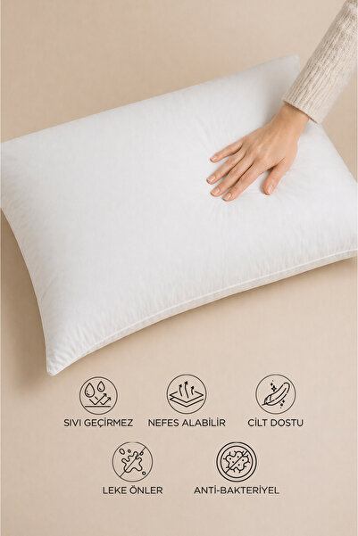 Dream Time 2 Pieces Micro Liquid Proof Cushion Mat |   Waterproof Pillow Protector Set of 2