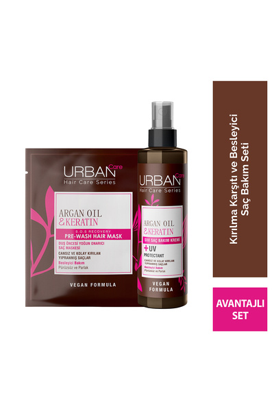 Urban Care Argan Oil & Keratin Kolay Kırılan Yıpranmış Saçlara Özel Sıvı Saç ...