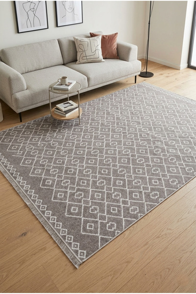 Valery Home Arya Vl Çift Taraflı,katlanabilir,yıkanabilir,yüksek Kalite Pamuk Salon,oturma Odası,balkon Kilim