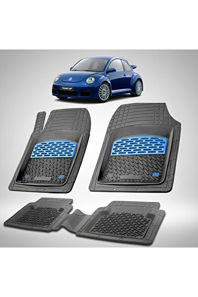 TEAMCAR Πατάκια Χαλάκια Τύπου Πορτμπαγκάζ Συμβατά με Volkswagen New Beetle 19...