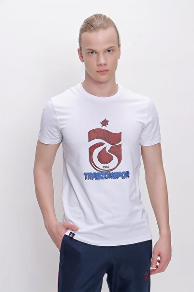 Trabzonspor TSHİRT BİSİKLET YAKA LOGO BASKILI