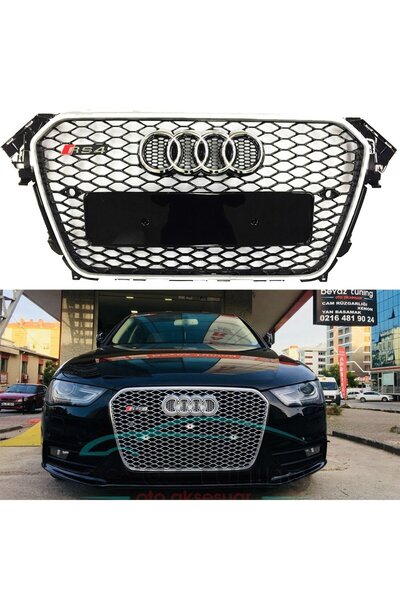 Universal Audi A4 Ön Panjur Izgara RS4 Model 2012-2015 b8 Makyajlı