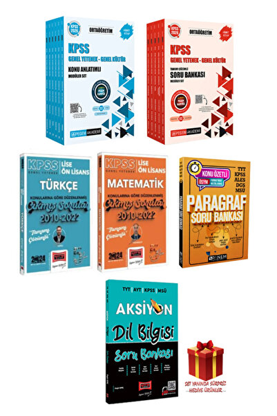 Pegem Akademi Yayıncılık Pegem Akademi KPSS GKGY Orta Öğretim Set-TümDersler ...