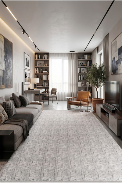Valery Home Arya Çift Taraflı,Katlanabilir,Yıkanabilir,Yüksek Kalite Pamuk Salon,Oturma Odası,Balkon Kilim