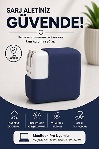 Mcstorey Şarj Aleti Kılıfı 85W - 87W - 96W - 140W Macbook Pro Magsafe 1-2 ile...