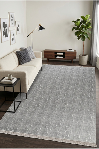 Valery Home Arya Çift Taraflı,Katlanabilir,Yıkanabilir,Yüksek Kalite Pamuk Salon,Oturma Odası,Balkon Kilim