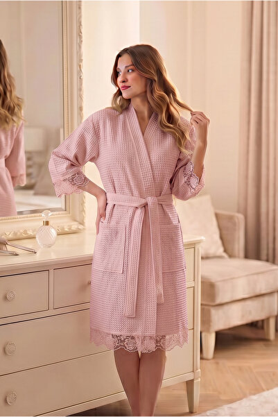 AİRYCOT Δαντελένιο μπουρνούζι Πικέ Γυναικείο Παντελόνι