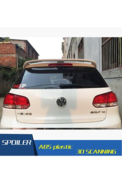 Universal Volkswagen Golf 6 Bagaj Üstü Spoiler Abs Plastik 2009-2012