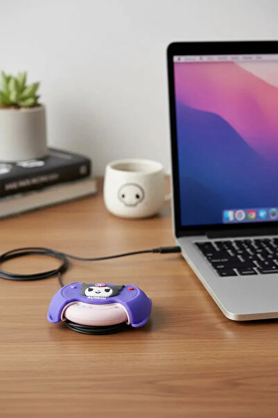Miniso Sanrio Lisanslı Kuromi Donut Figürlü Bluetooth Kulaklık - Kablosuz Erg...