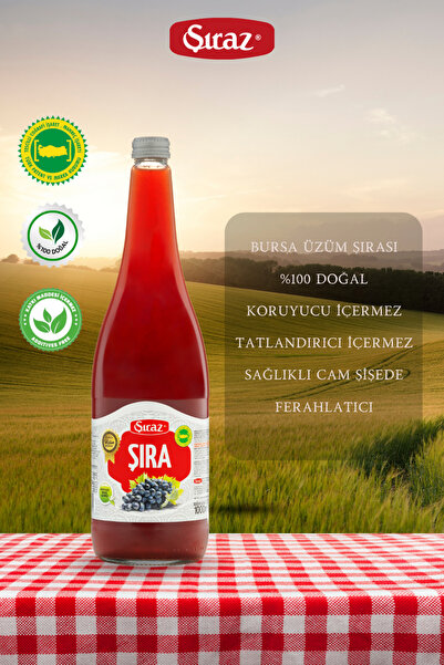 ŞİRAZ Doğal Üzüm Şırası 1 lt