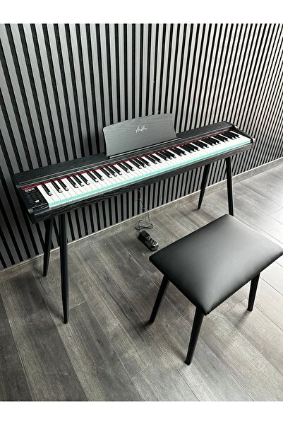 AUSTIN Digital Piyano Fit İnce Ayak Hassasiyetli 88 Dolgu Tuş Tabure Kulaklık...
