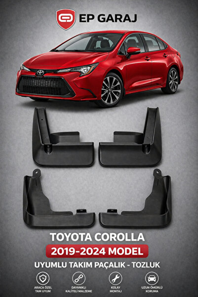 EP GARAJ OTOMOTİV Toyota Corolla 2019-2024 Uyumlu Takım Paçalık (Tozluk Seti)