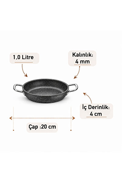 FALEZ Black Line Granit Sahan 20 Cm