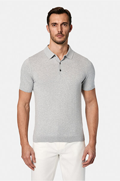 Abdullah Kiğılı Μπλουζάκι από βαμβακερό γιακά πόλο Slim Fit