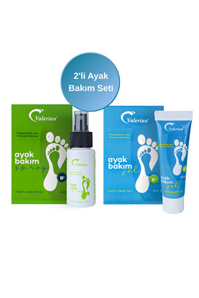 Valerian El, Ayak, Tırnak Mantar Spreyi Ve Koku, Kaşıntı Giderici Jel